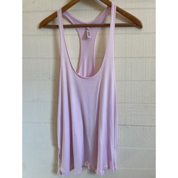 SKIMS Racerback Tank LUXURY LOUNGEWEAR Modal Top Loose Slouchy Medium M Pink - Picture 2 of 6